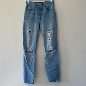 Levi’s 501 Ripped Jeans